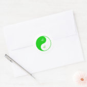 Sticker Rond Irlandais de Yin Yang (Enveloppe)