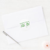 Sticker Rond Irlandaise (Enveloppe)