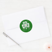Sticker Rond Irlandaise fille 2 (Enveloppe)