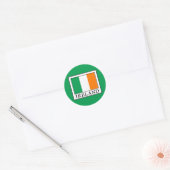 Sticker Rond Irlande (Enveloppe)