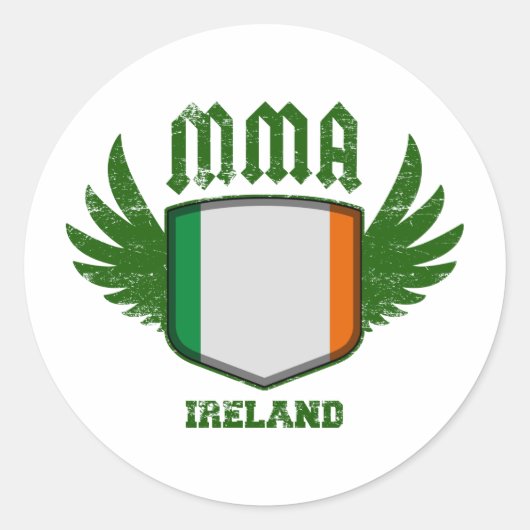 Sticker Rond Irlande (Devant)