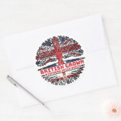 Sticker Rond Irlande du Nord Irlandais Ulster Royaume-Uni (Enveloppe)