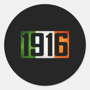 Sticker Rond Irlande Hausse de Pâques 1916 Irlande Rebellion Dr