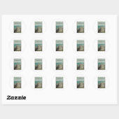 Sticker Rond Irlande vintage (Feuille)