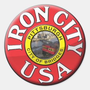 Sticker Rond Iron City