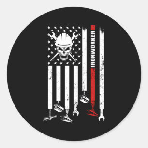 Sticker Rond Ironworker