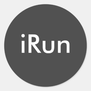 Sticker Rond iRun