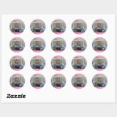 Sticker Rond Isabella Lounge (Feuille)