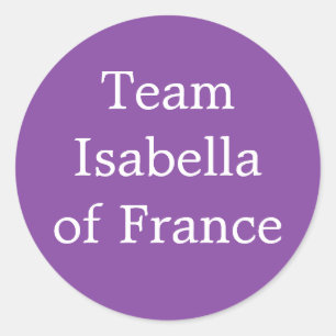 Sticker Rond Isabelle de France Reine d'Angleterre