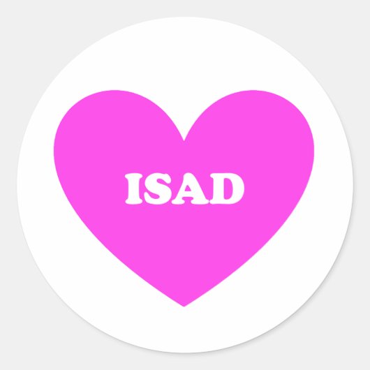 Sticker Rond Isad (Devant)