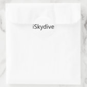 Sticker Rond iSkydive (Sac)
