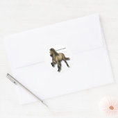Sticker Rond Islandais vintage (Enveloppe)