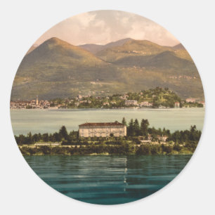 Sticker Rond Isola Madre I, Lac Majeur, Piémont, Italie