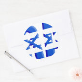 Sticker Rond Israël (Enveloppe)