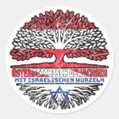 Sticker Rond Israël (Devant)