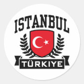Sticker Rond Istanbul (Devant)