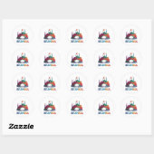 STICKER ROND ISTANBUL (Feuille)