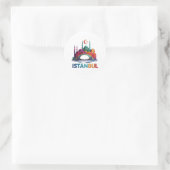 STICKER ROND ISTANBUL (Sac)
