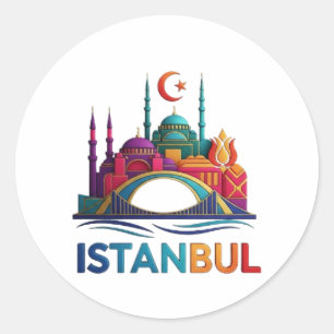 STICKER ROND ISTANBUL