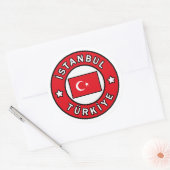 Sticker Rond Istanbul Türkiye (Enveloppe)