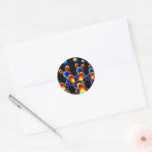 Sticker Rond It - Mandelbrot Fractal Art (Enveloppe)