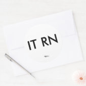 STICKER ROND IT RN (Enveloppe)