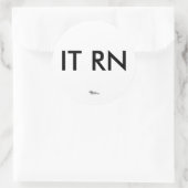 STICKER ROND IT RN (Sac)