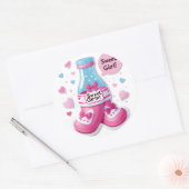 Sticker Rond It’s a Girl!" (Gender Specific – Girl) (Enveloppe)