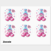 Sticker Rond It’s a Girl!" (Gender Specific – Girl) (Feuille)