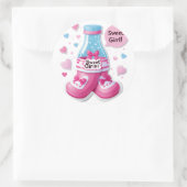 Sticker Rond It’s a Girl!" (Gender Specific – Girl) (Sac)