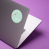 Sticker Rond It’s All About Jesus – Pastel Christian Christmas 