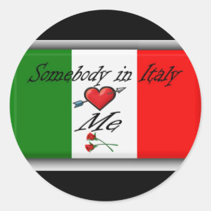 Sticker Rond Italie