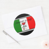 Sticker Rond Italie (Enveloppe)