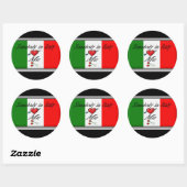 Sticker Rond Italie (Feuille)