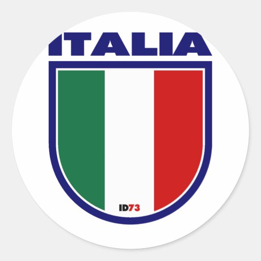 Sticker Rond Italie (Devant)