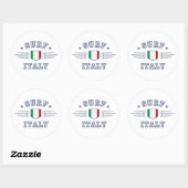Sticker Rond Italie (Feuille)