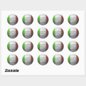 Sticker Rond Italie Basket-ball (Feuille)