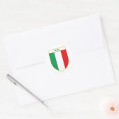 Sticker Rond Italie - Bouclier indicateur (Enveloppe)