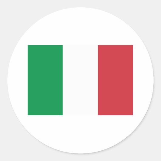 Sticker Rond Italie Produits du pavillon (Devant)