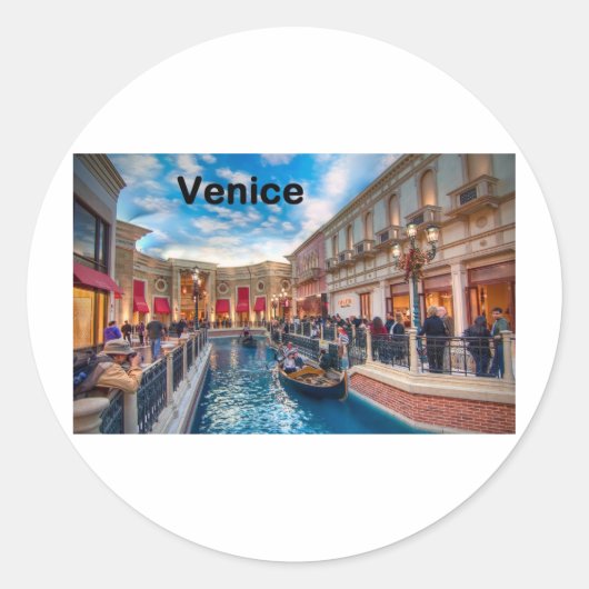 Sticker Rond Italie Venise (St.K.) (Devant)
