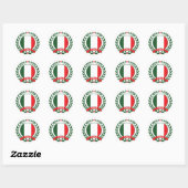 Sticker Rond Italie Wreath (Feuille)