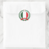 Sticker Rond Italie Wreath (Sac)
