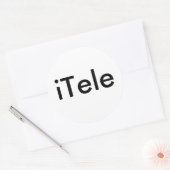 Sticker Rond iTele (Enveloppe)