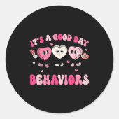 Sticker Rond It's A Beautiful Day To Shape Behaviors Yst Valent (Devant)