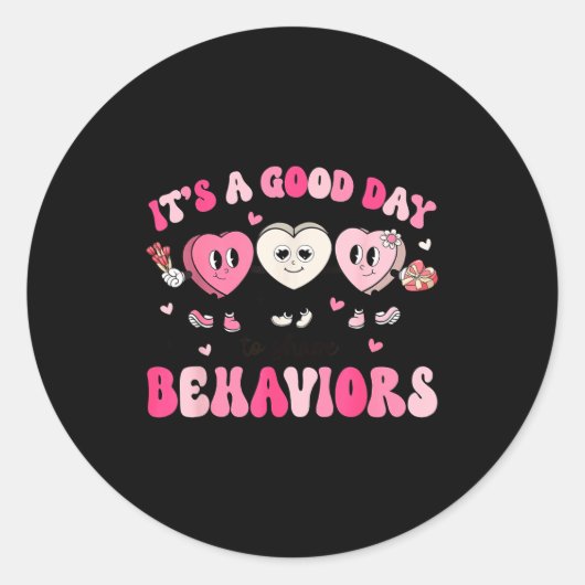 Sticker Rond It's A Beautiful Day To Shape Behaviors Yst Valent (Devant)