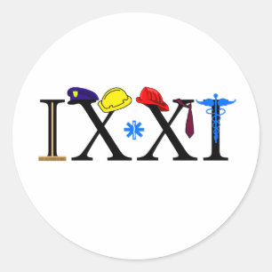Sticker Rond IXXI rappelez-vous 9-11