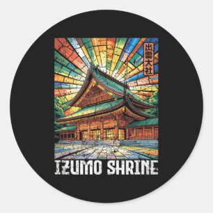 Sticker Rond Izumo Shrine Taisha Shimane Japon Kanji Anime Souv