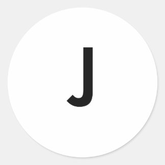 STICKER ROND J
