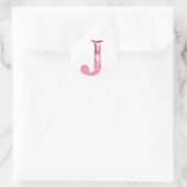 STICKER ROND J (Sac)