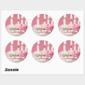 Sticker Rond j0422320, Joyeux Kala d'Anniversaire ! (Feuille)